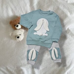 детски комплет, од памук, детска блуза, детски панталони, панталони за дете, блуза за дете