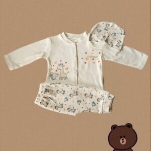 Памучен Комплет за Новороденче